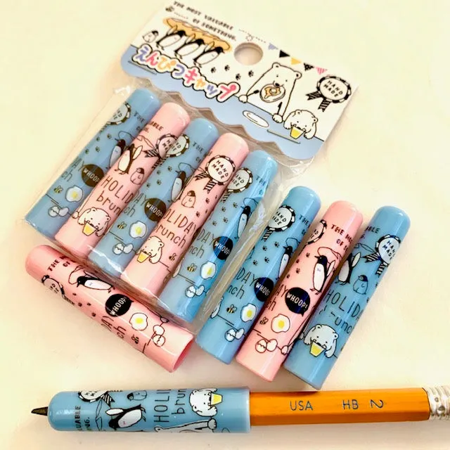 12312 QLIA 5 PENCIL CAPS-Holiday Bunch-10