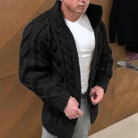 Adam - Dark Academia Men's Sweater Coat Autumn Winter Fashion Knitwear