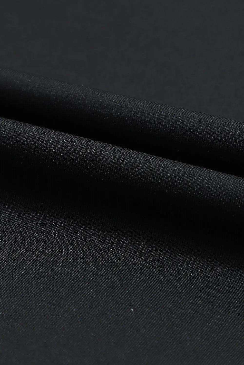 Black Solid Pocketed Slim Joggers Pant