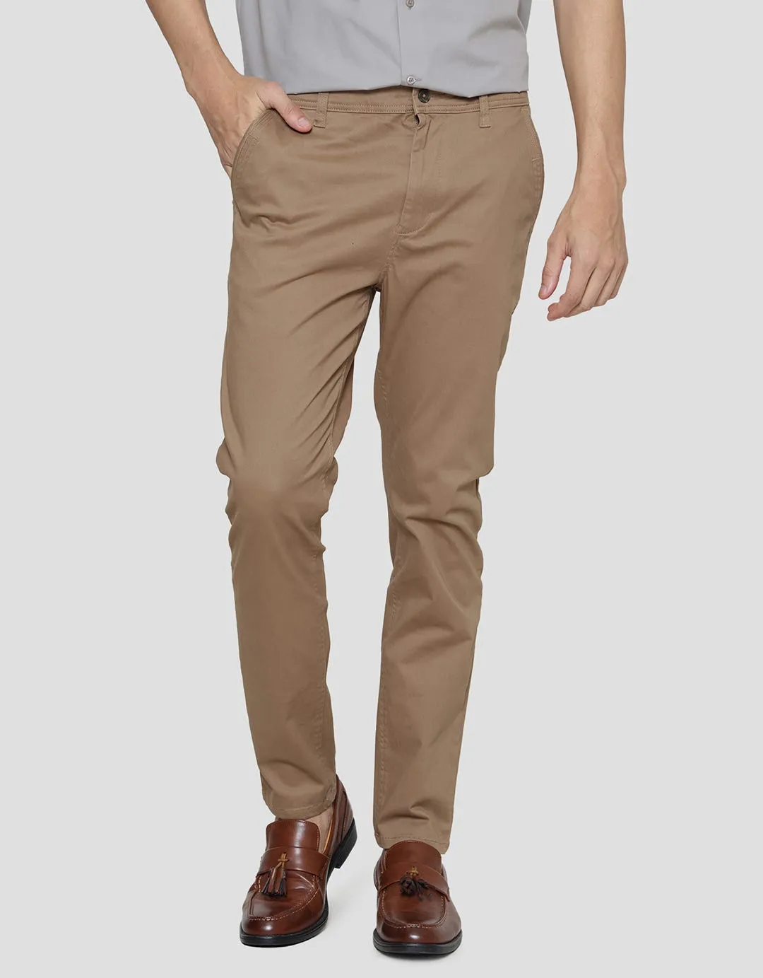 Cole Stitch Slim Fancy Celana Chinos Pria