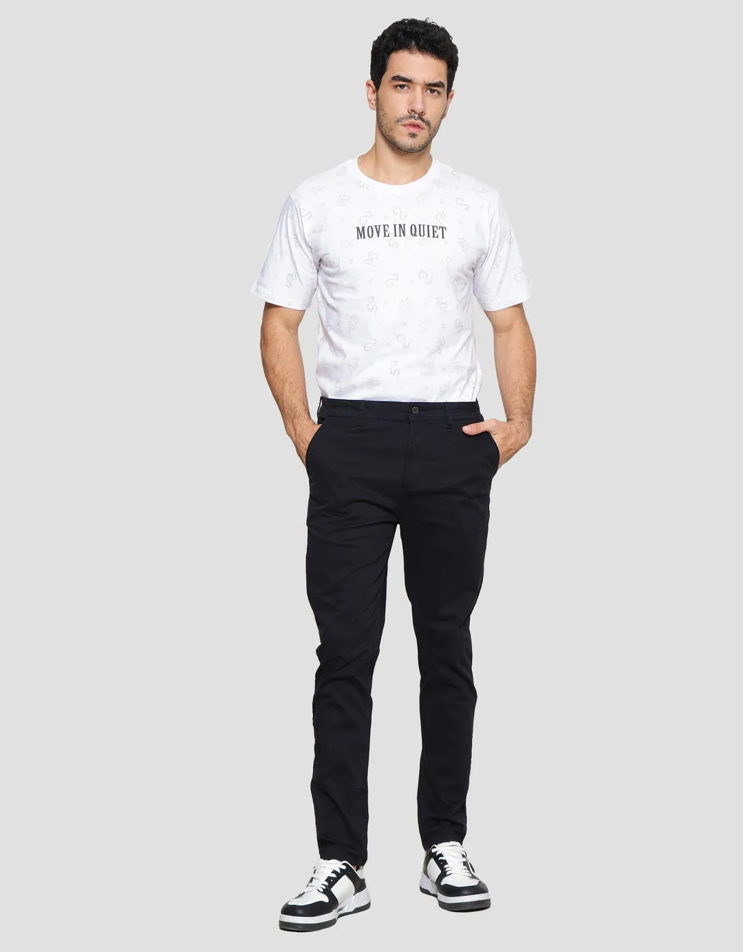 Cole Stitch Slim Fancy Celana Chinos Pria