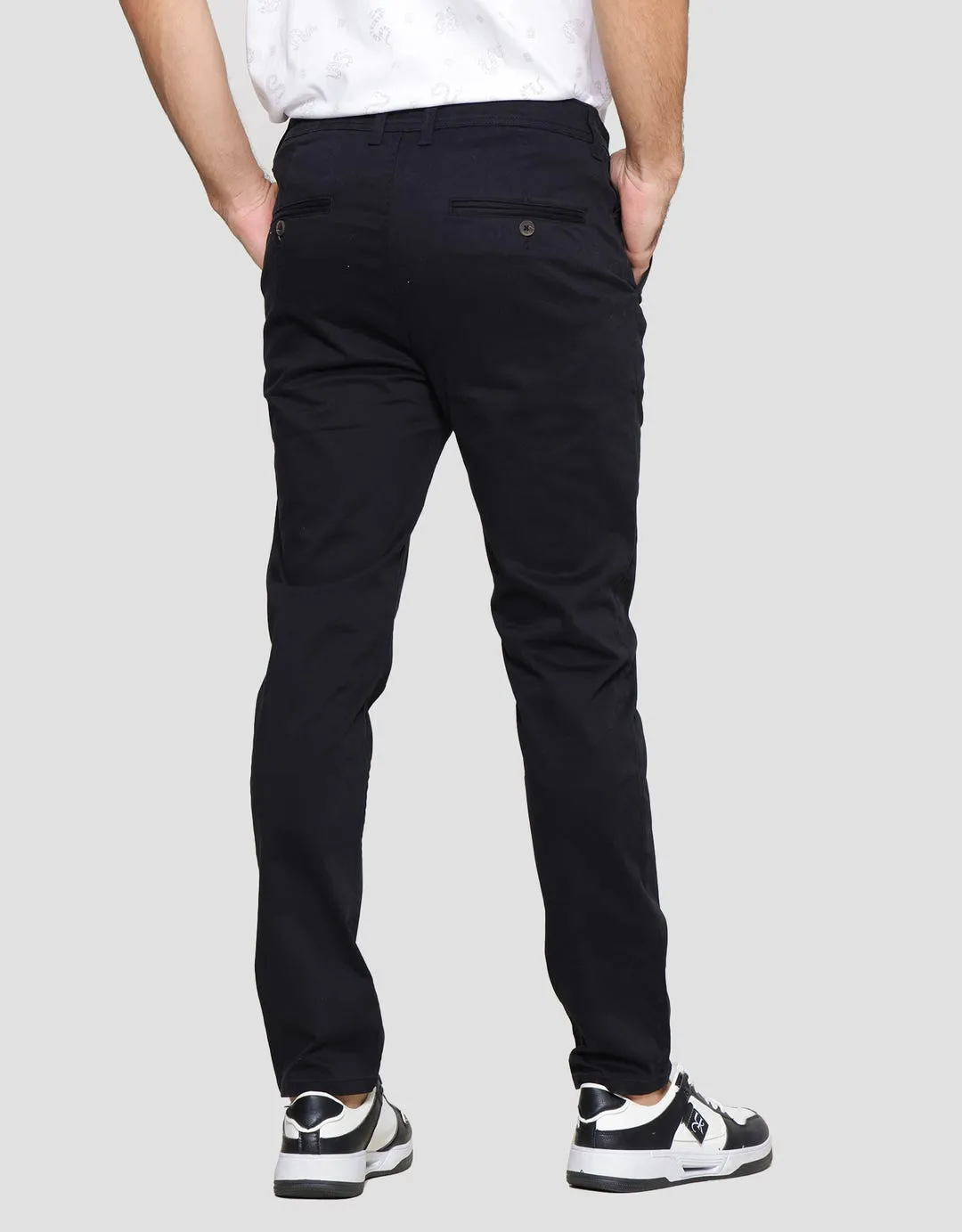 Cole Stitch Slim Fancy Celana Chinos Pria