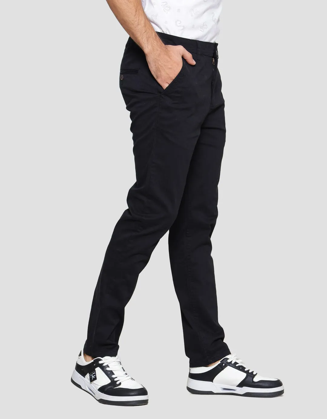 Cole Stitch Slim Fancy Celana Chinos Pria