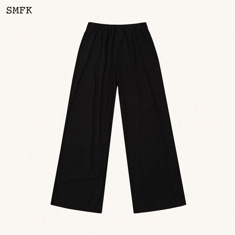 Compass Hug Sun-Proof Super Light Flared Pants Black