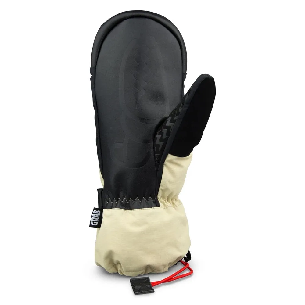 Crab Grab Cinch Mitt Snowboard Mittens - Khaki
