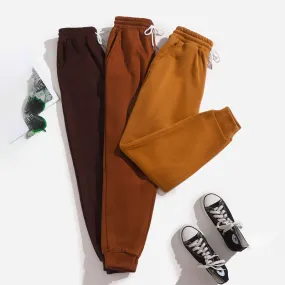 Drawstring Waist Thermal Sweatpants Pack Of Three