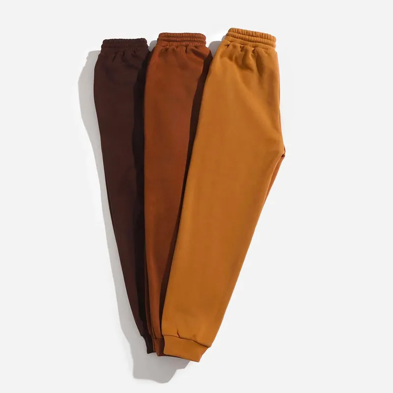 Drawstring Waist Thermal Sweatpants Pack Of Three