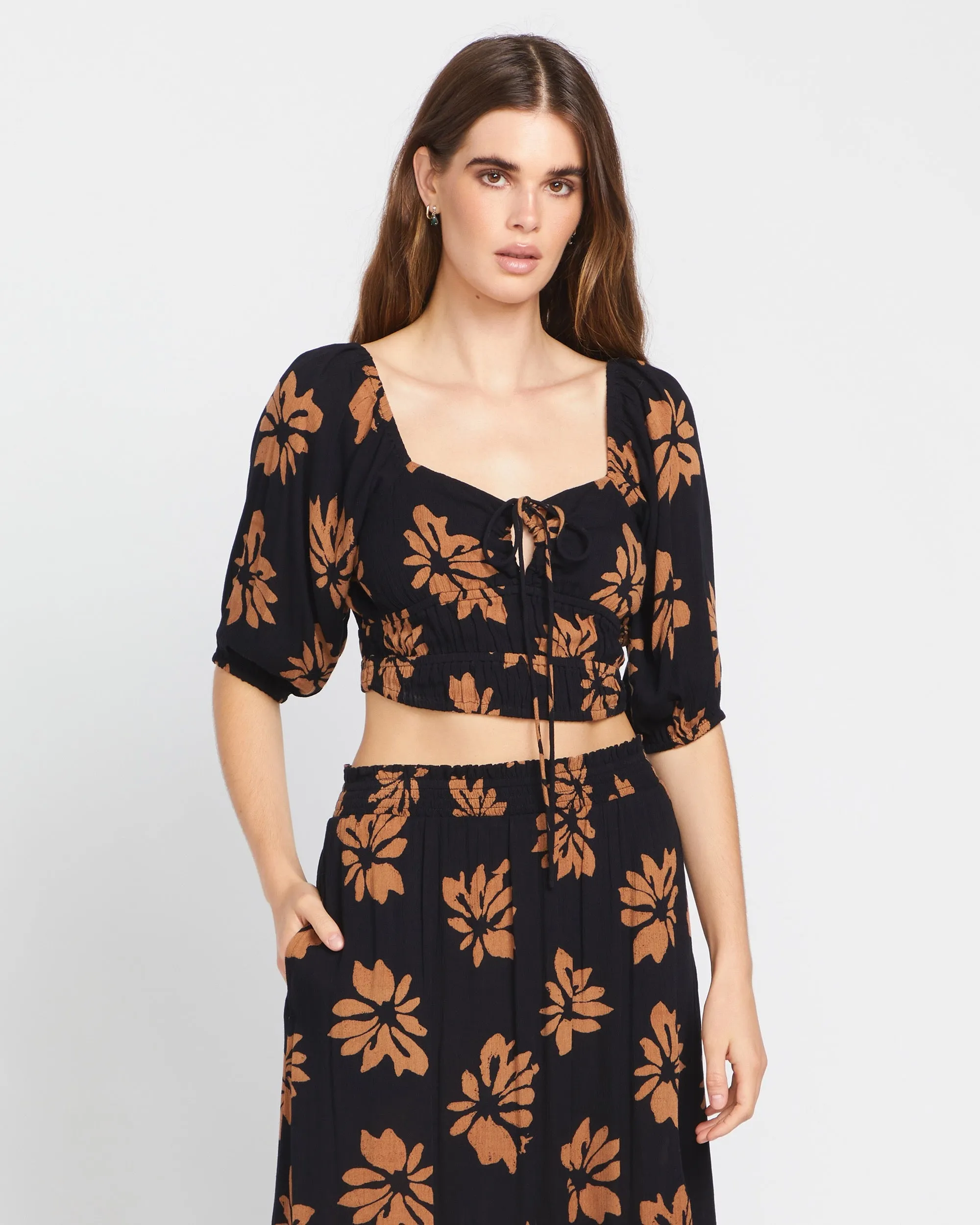 Get Wyyld Top - Vintage Brown