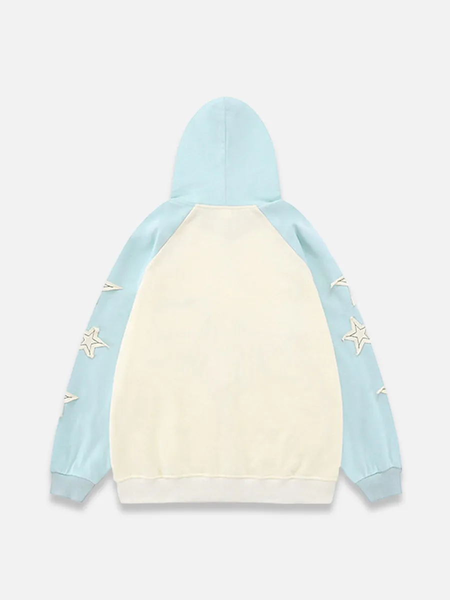 GUN AND STAR ZIP UP HOODIE