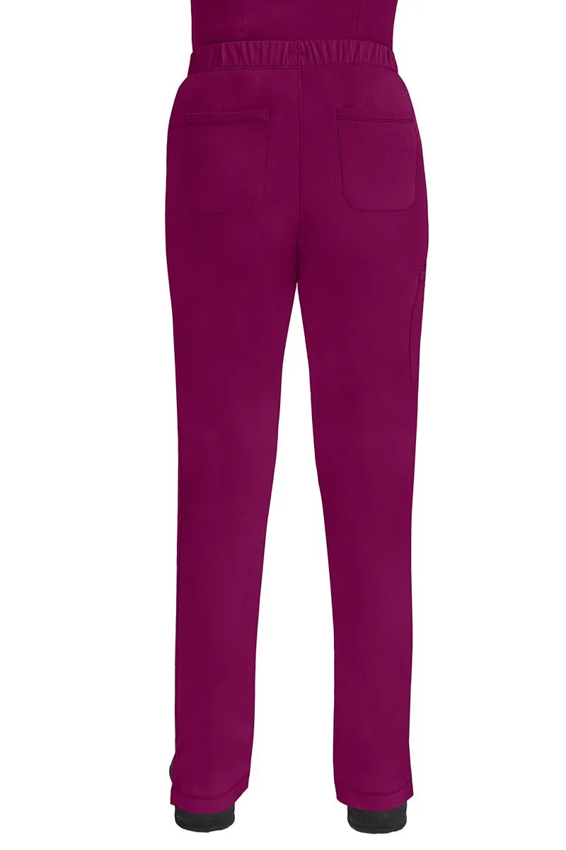 HH Works Women's Scrub Set Monica Top & Tall Rebecca Pant | Wine