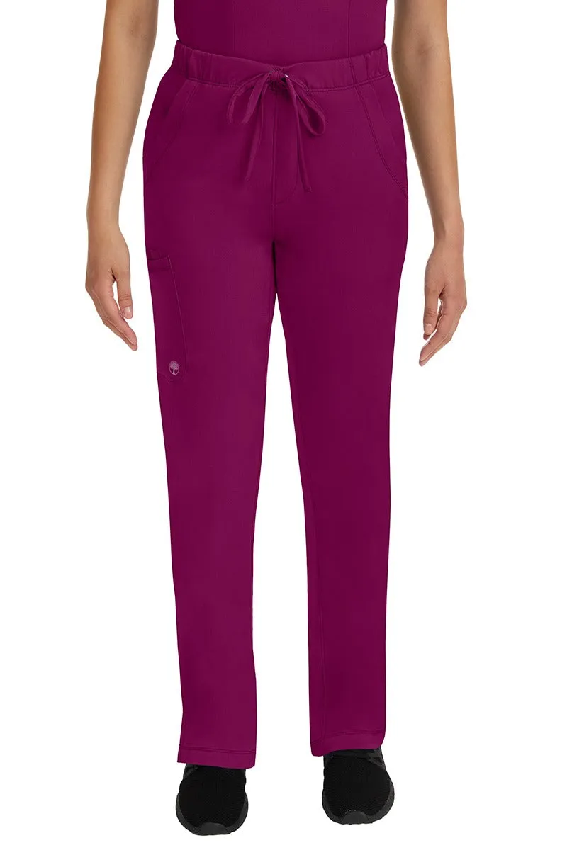 HH Works Women's Scrub Set Monica Top & Tall Rebecca Pant | Wine