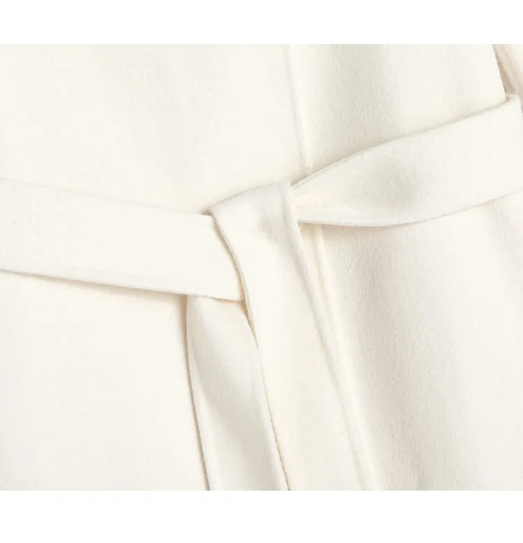 High-end Long Slim-fit Woolen Coat Wool Overcoat Women
