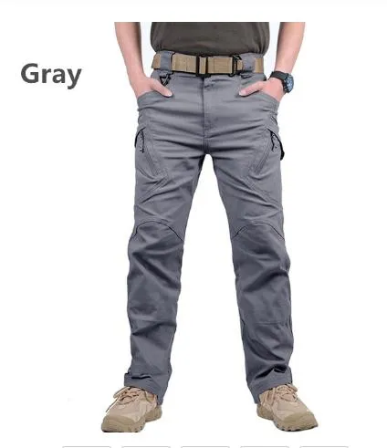 IX9 City Waterproof Tactical Pants Men SWAT Combat Army Pants Casual Men Hiking Pants Outdoor Trousers Cargo Military Pants