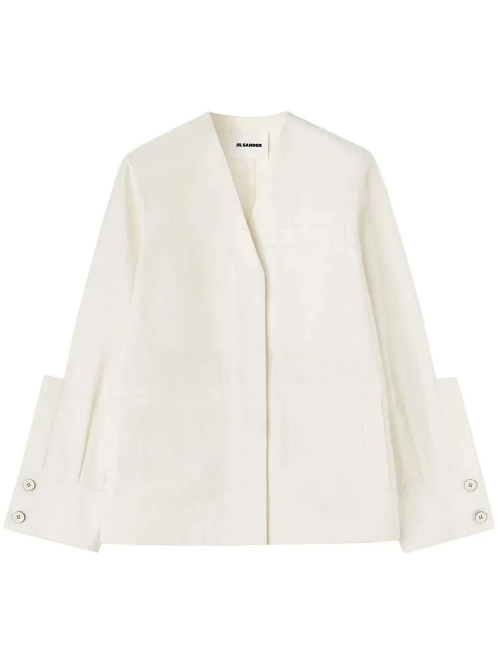Jacket 41 Cotton And Silk Poplin Jacket
