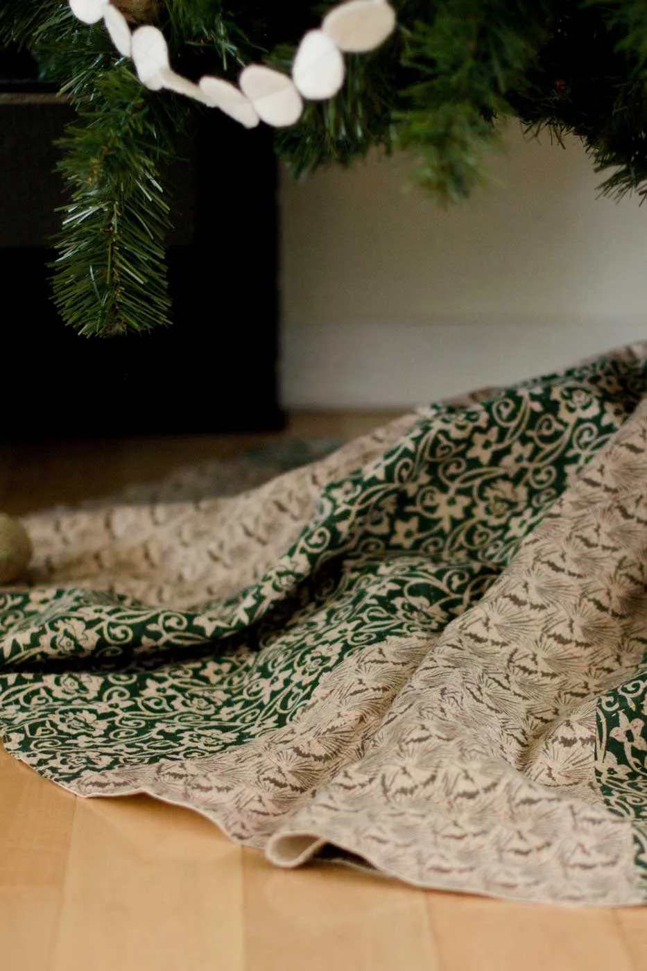 Kantha Christmas Tree Skirt No. 6