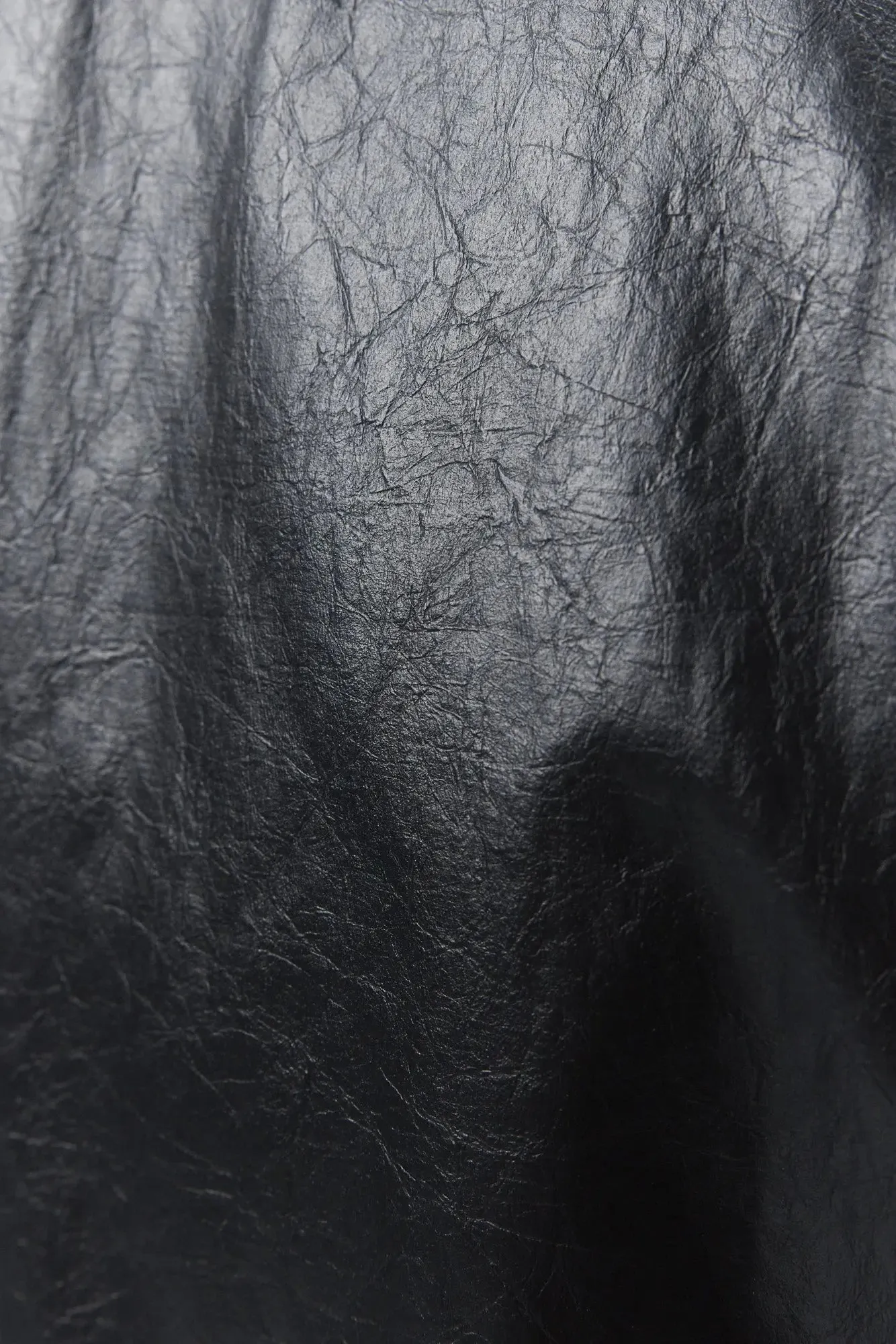 Karson | Veston en similicuir noir