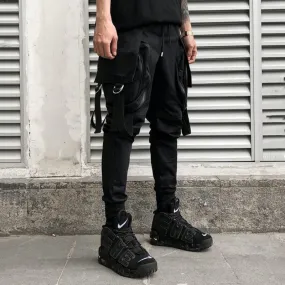 Men's Cargo Pants With Elastic Waist
