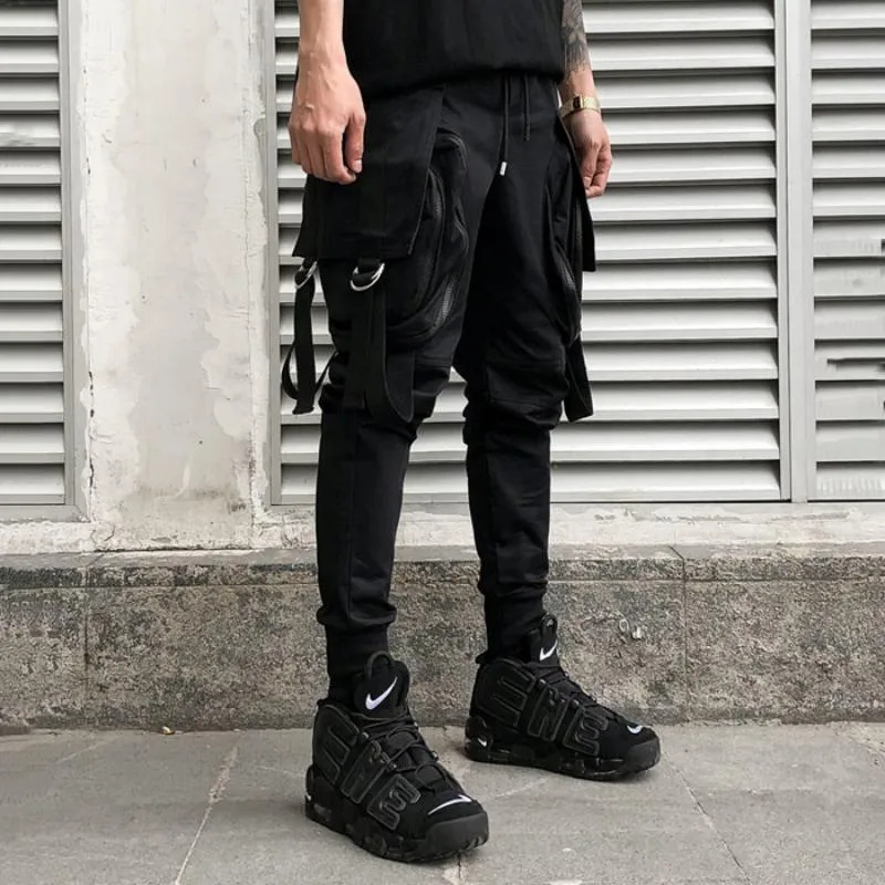 Men's Cargo Pants With Elastic Waist