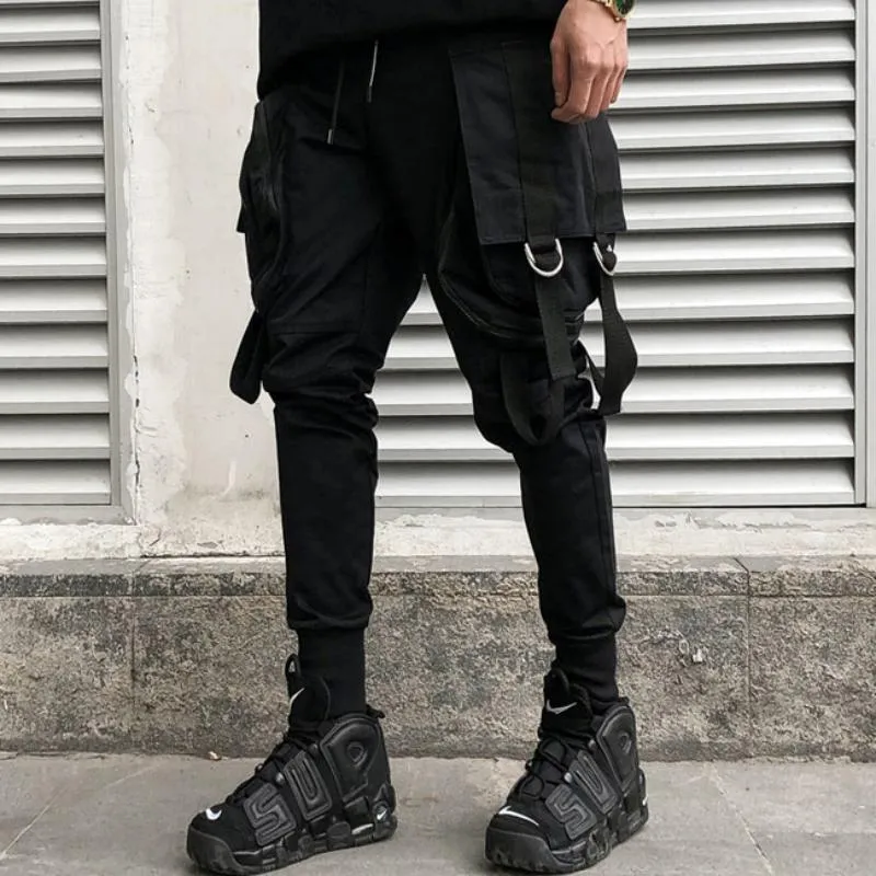 Men's Cargo Pants With Elastic Waist
