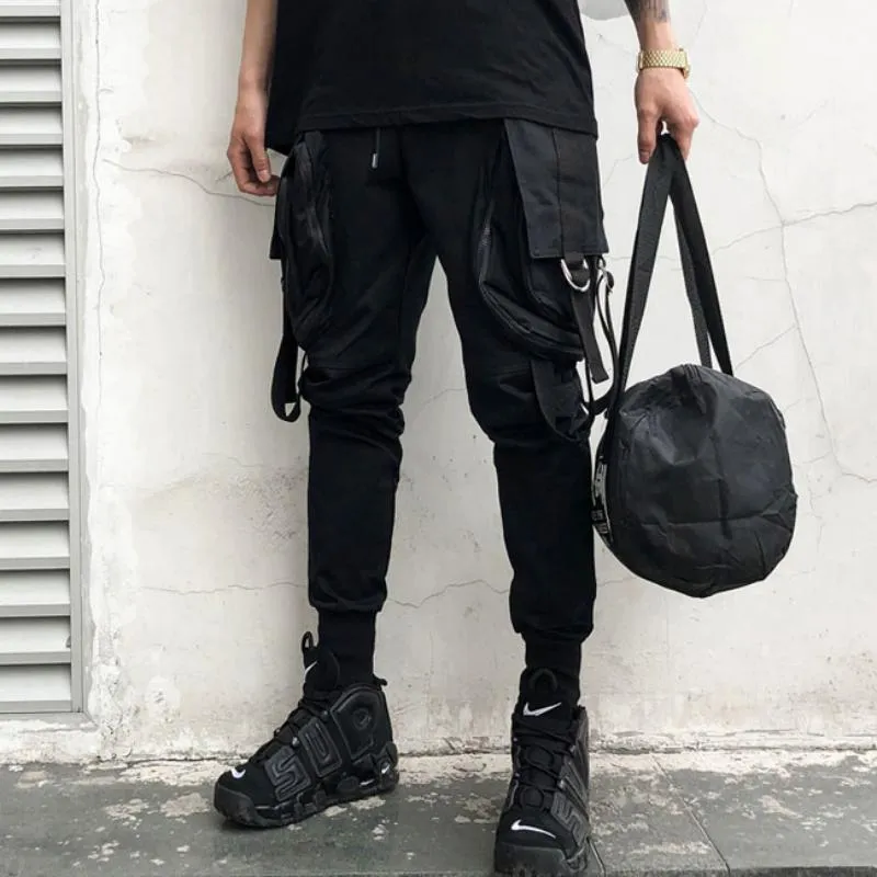 Men's Cargo Pants With Elastic Waist