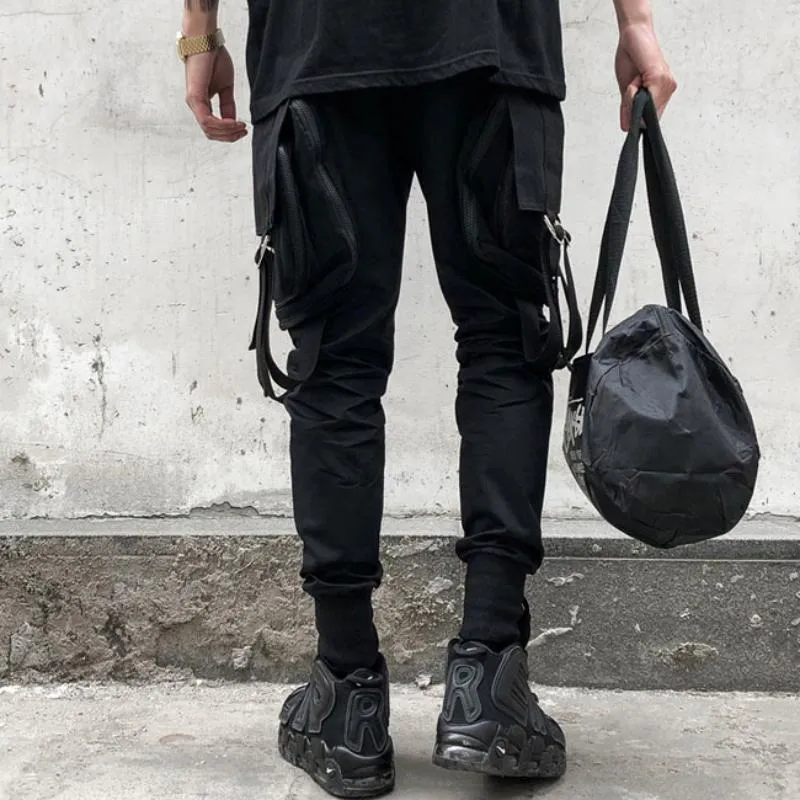 Men's Cargo Pants With Elastic Waist