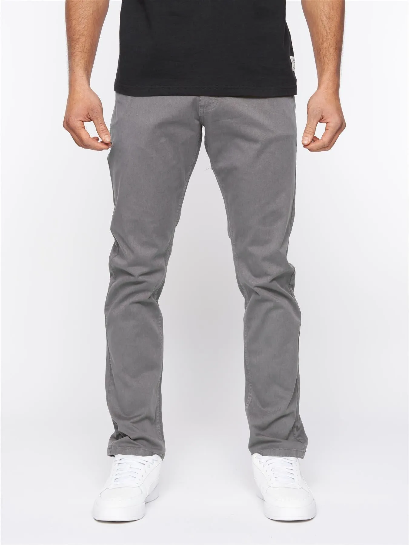 Mens Moretor Chinos Dark Grey