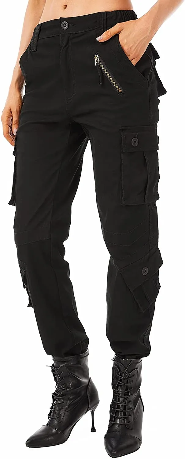 Military Combat Workwear Capri Pants with 8 Pockets