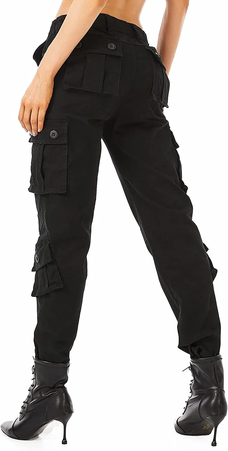 Military Combat Workwear Capri Pants with 8 Pockets
