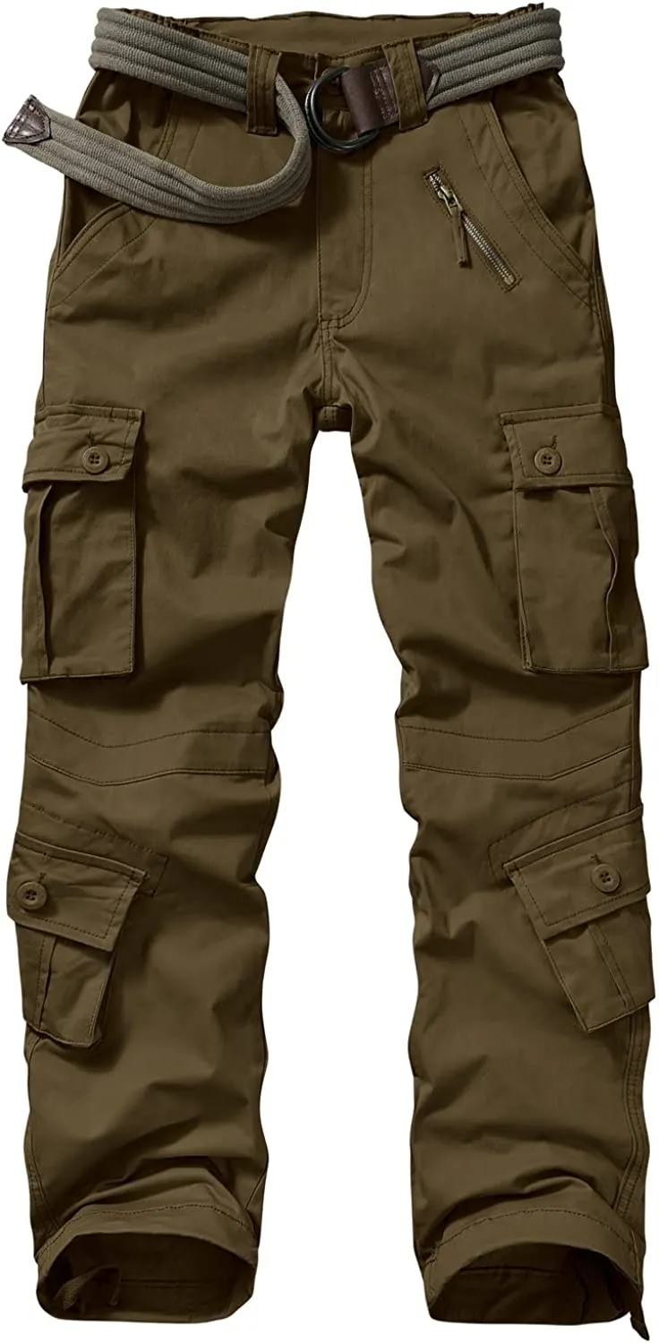 Military Combat Workwear Capri Pants with 8 Pockets