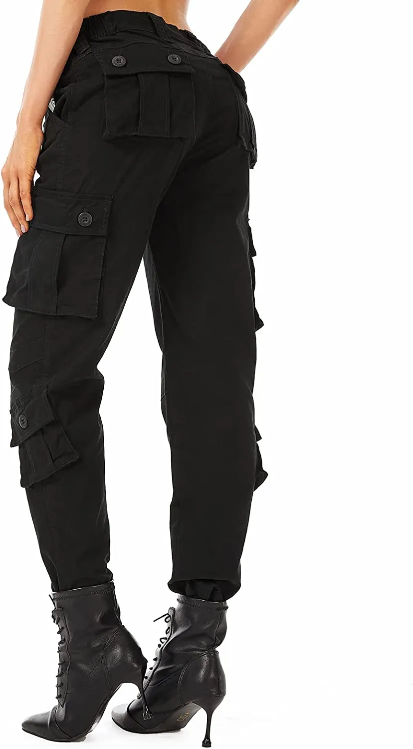 Military Combat Workwear Capri Pants with 8 Pockets