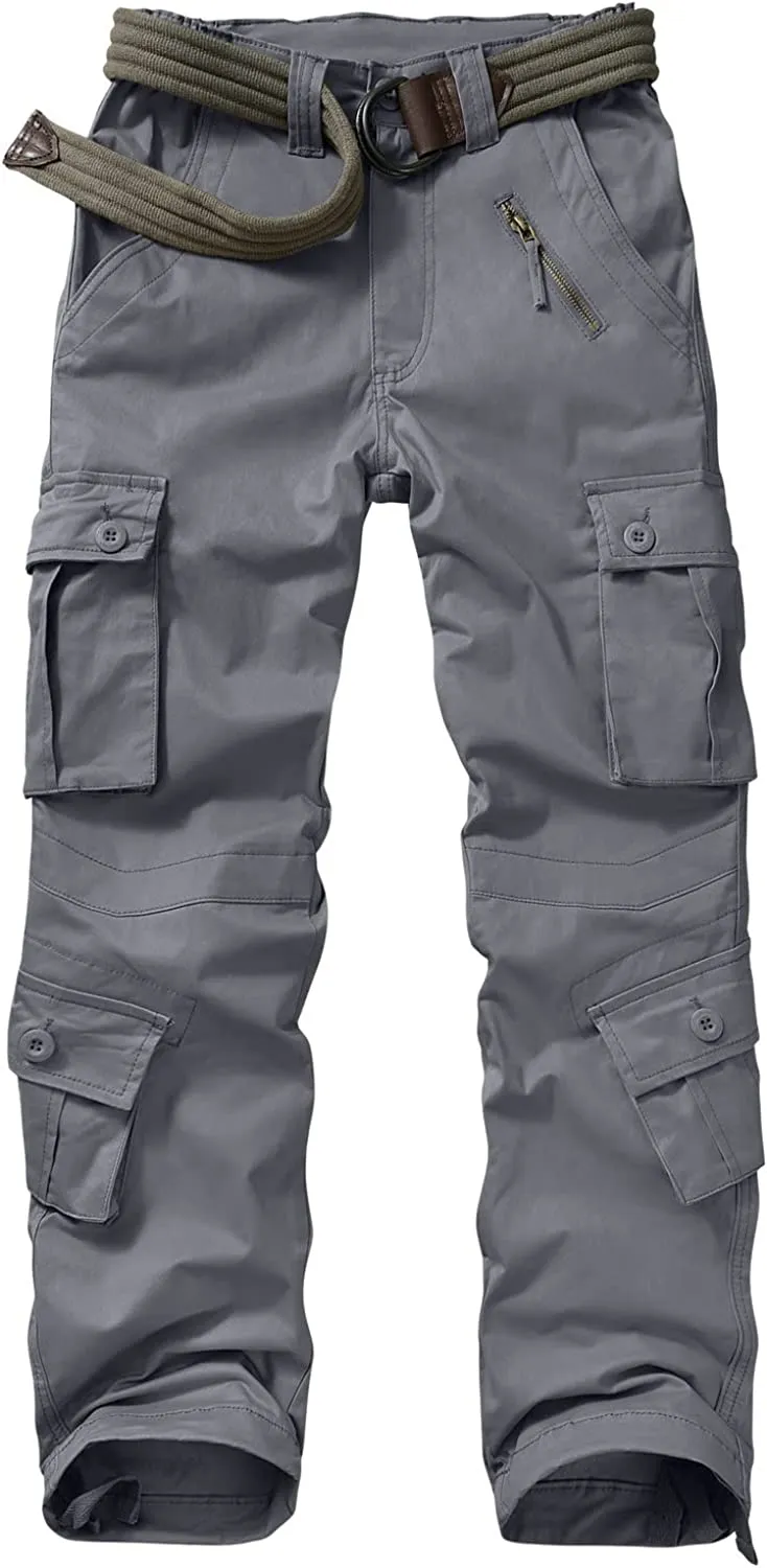 Military Combat Workwear Capri Pants with 8 Pockets