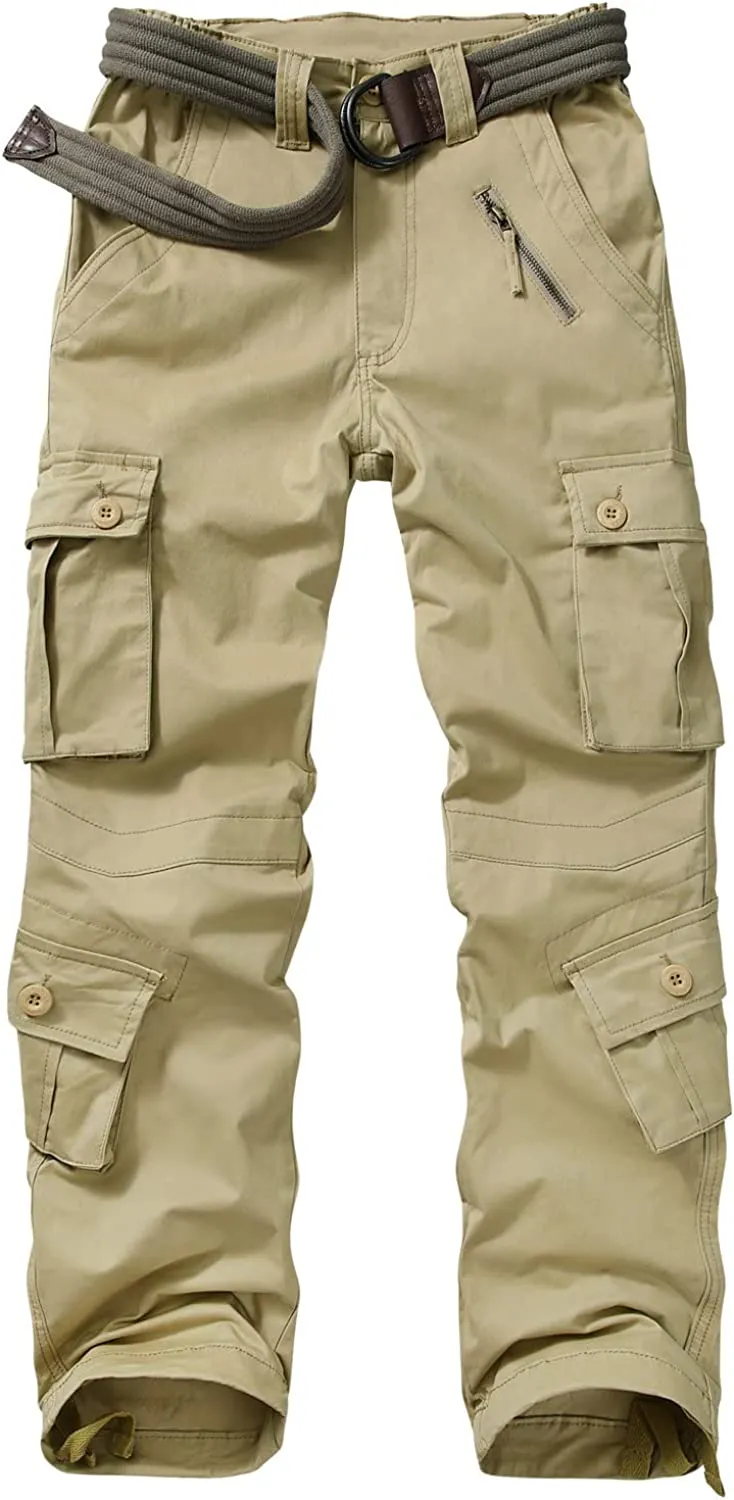 Military Combat Workwear Capri Pants with 8 Pockets