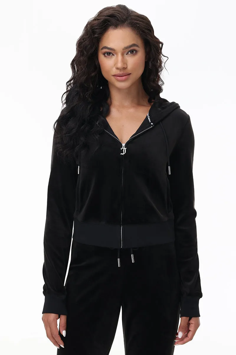 Mixed Crystals Velour Hoodie