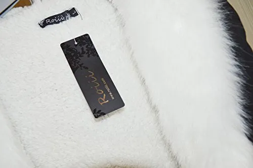 Roiii Women Thicken Warm Winter Coat Hood Parka Overcoat Long Jacket Outwear