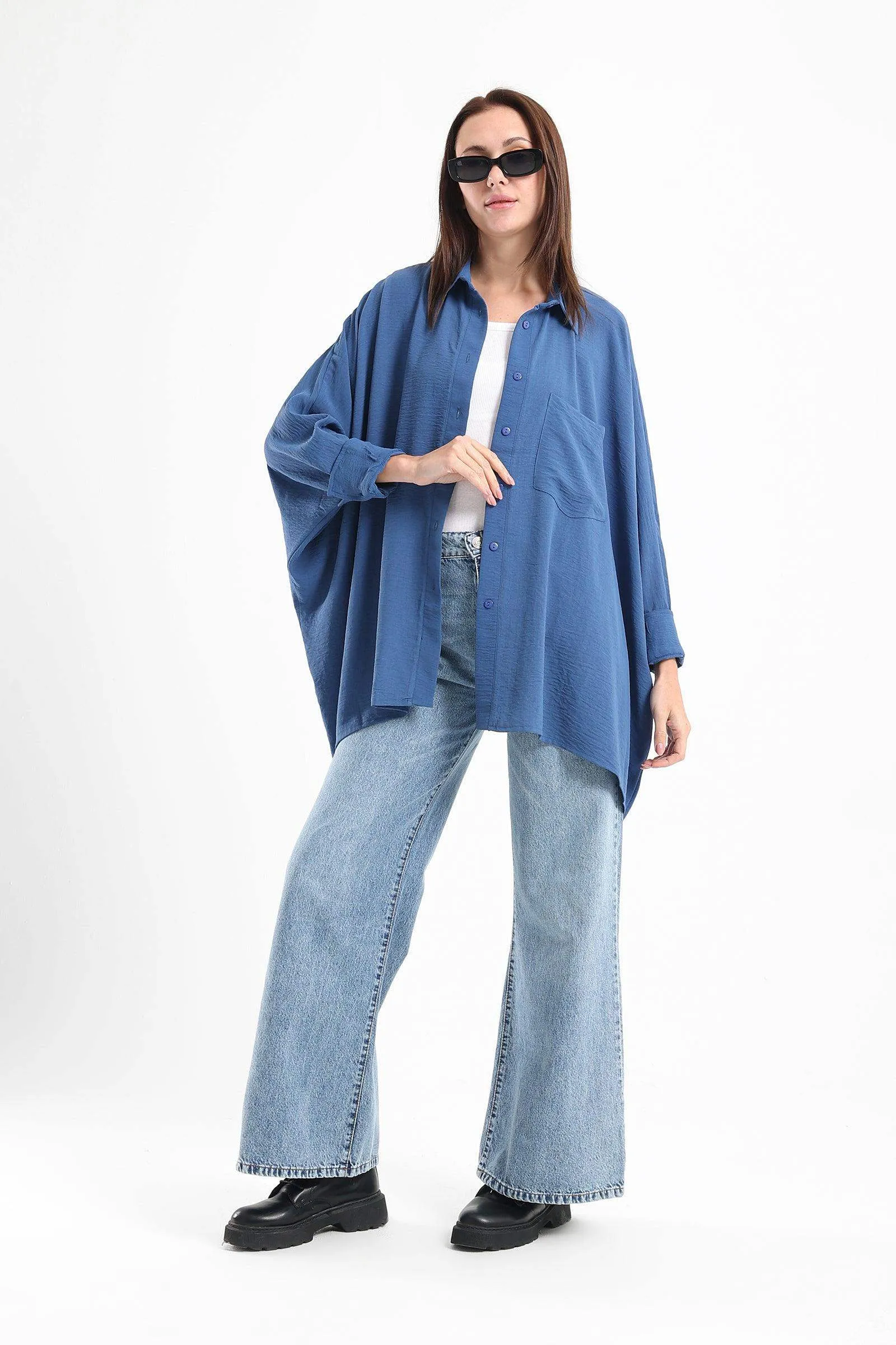 Round Neck Ribbed Top