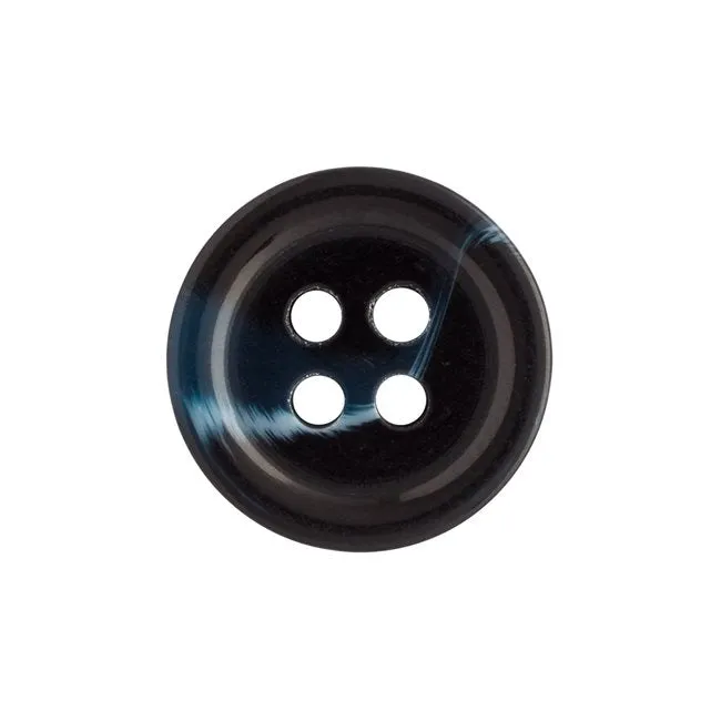Standard Shiny Finish (Pant / Suit / Overcoat Buttons), Various Sizes - Mottled Navy Color