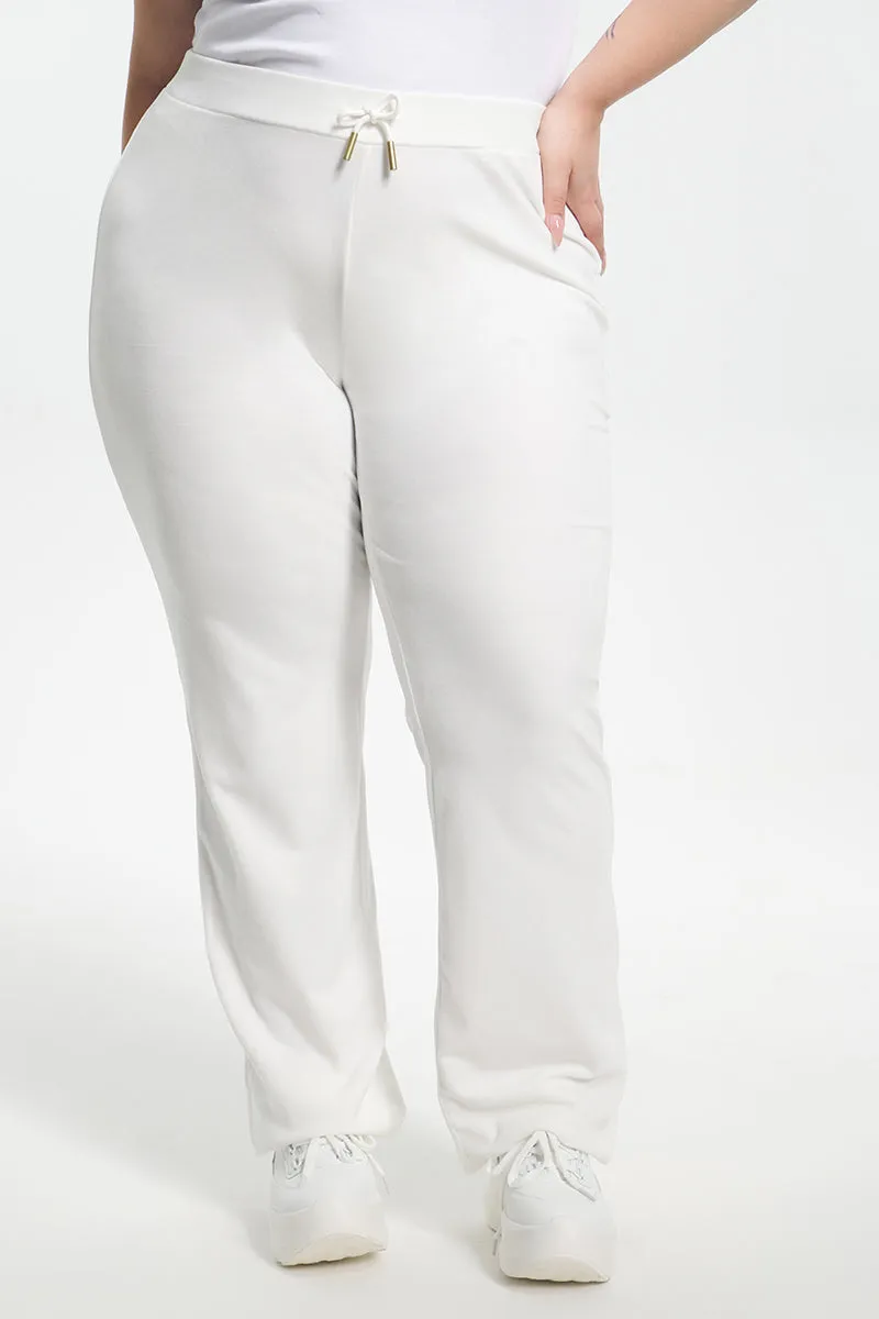 Technicolor Big Bling Velour Track Pants
